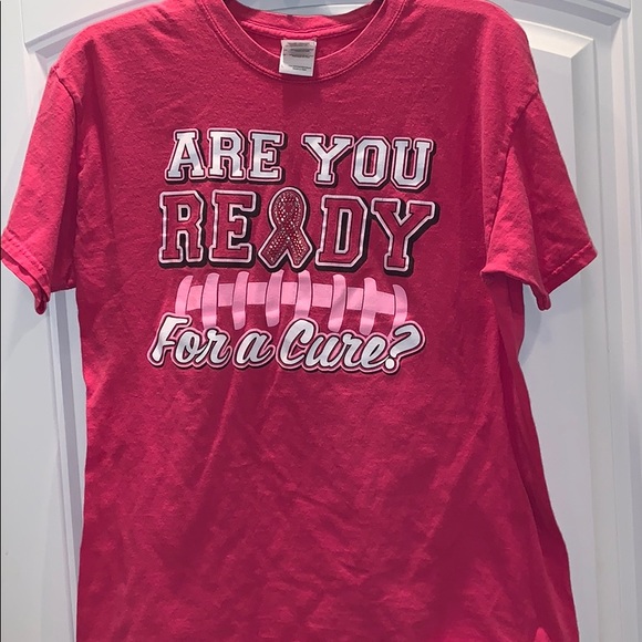 Tops - Breast cancer/football t-shirt